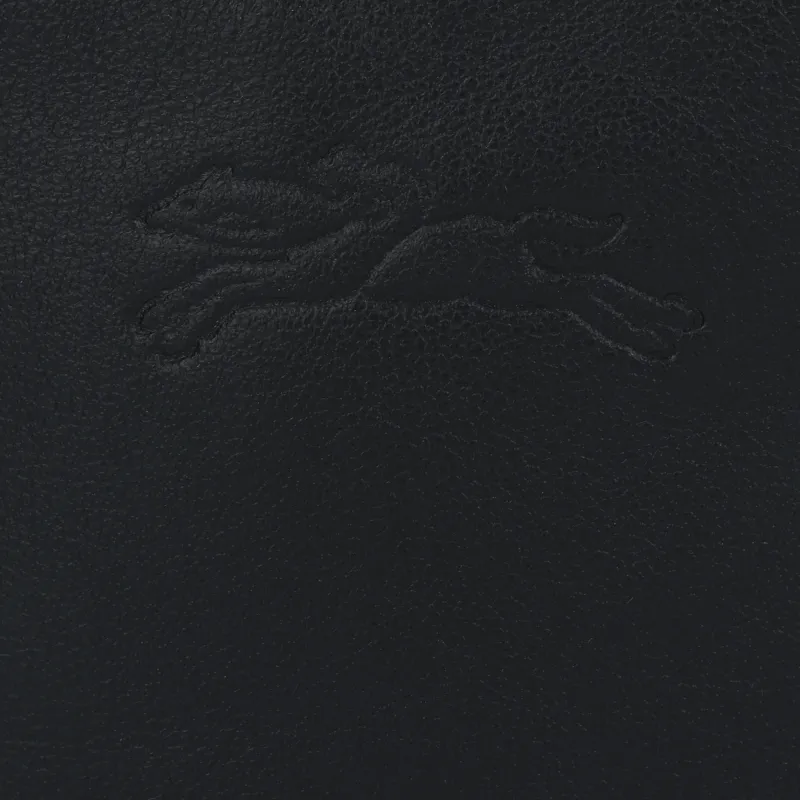 LONGCHAMP Le Pliage Xtra Cow Leather Shoulder Bag Crossbody Bag Handbag Extra Small Men's Black-4