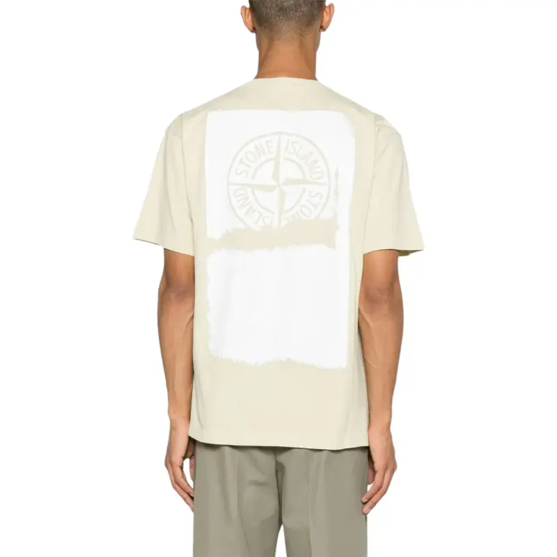 STONE ISLAND T Shirt Men's Beige-4