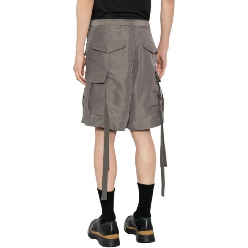 Sacai Matte Taffeta Shorts-4