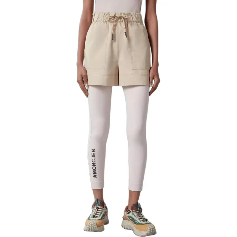 Moncler Logo Patch Drawstring Shorts-4