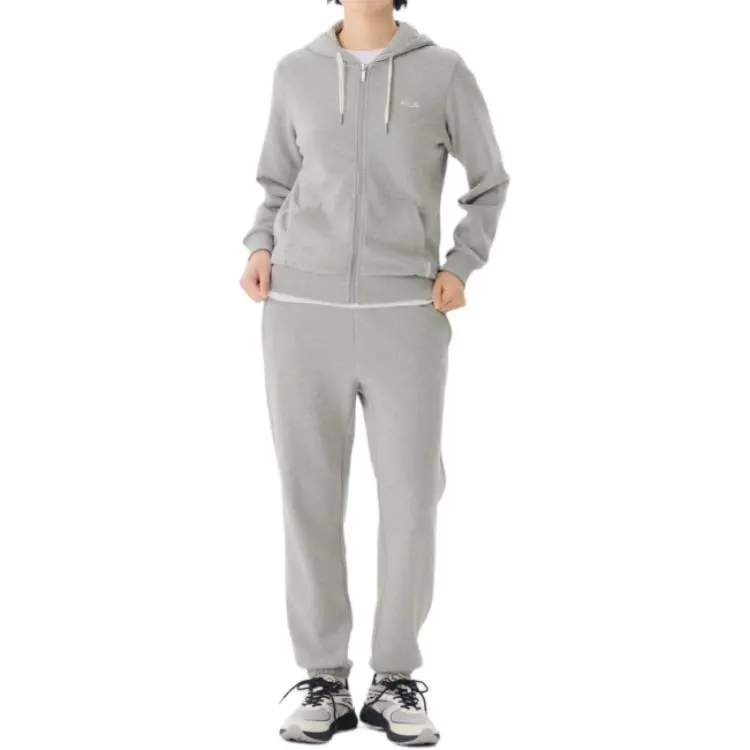 FILA Knitted Sports Pants Unisex Gray-2