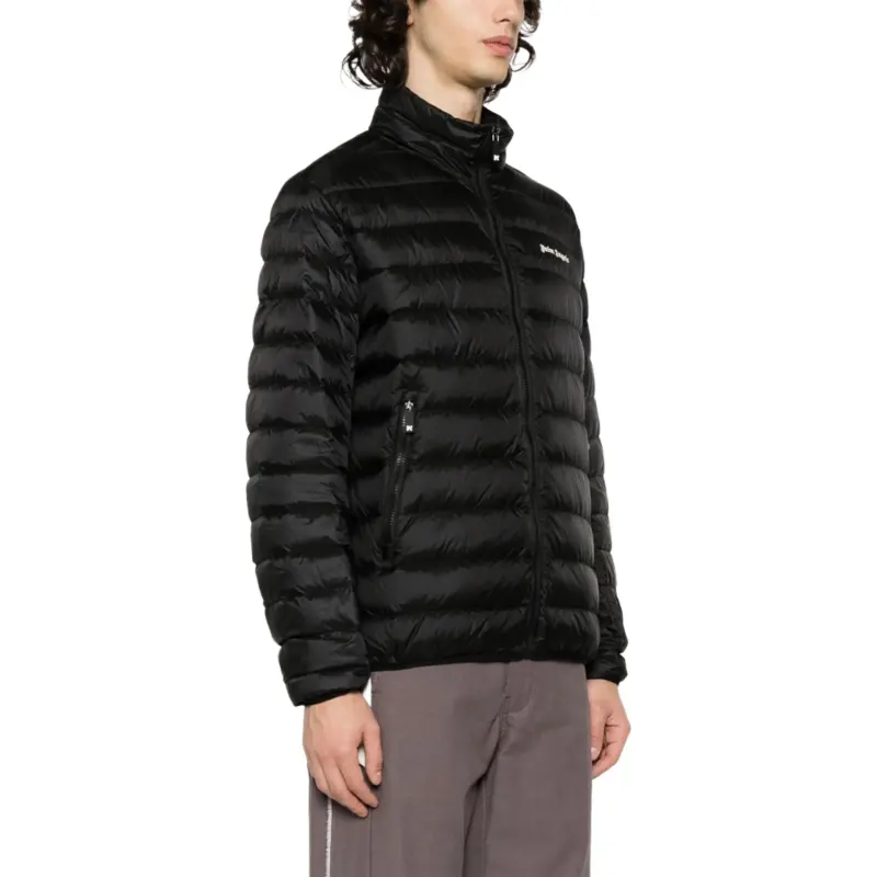 PALM ANGELS Logo Printed Quilted Jacket-4