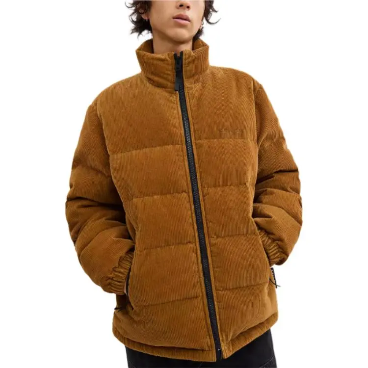 COACH Corduroy Down Jacket Down Jacket Men's Light Brown-1