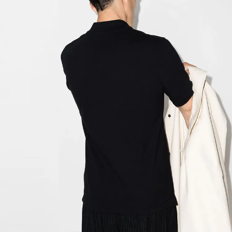 Maison Kitsuné Fox patch Polo Shirt-4