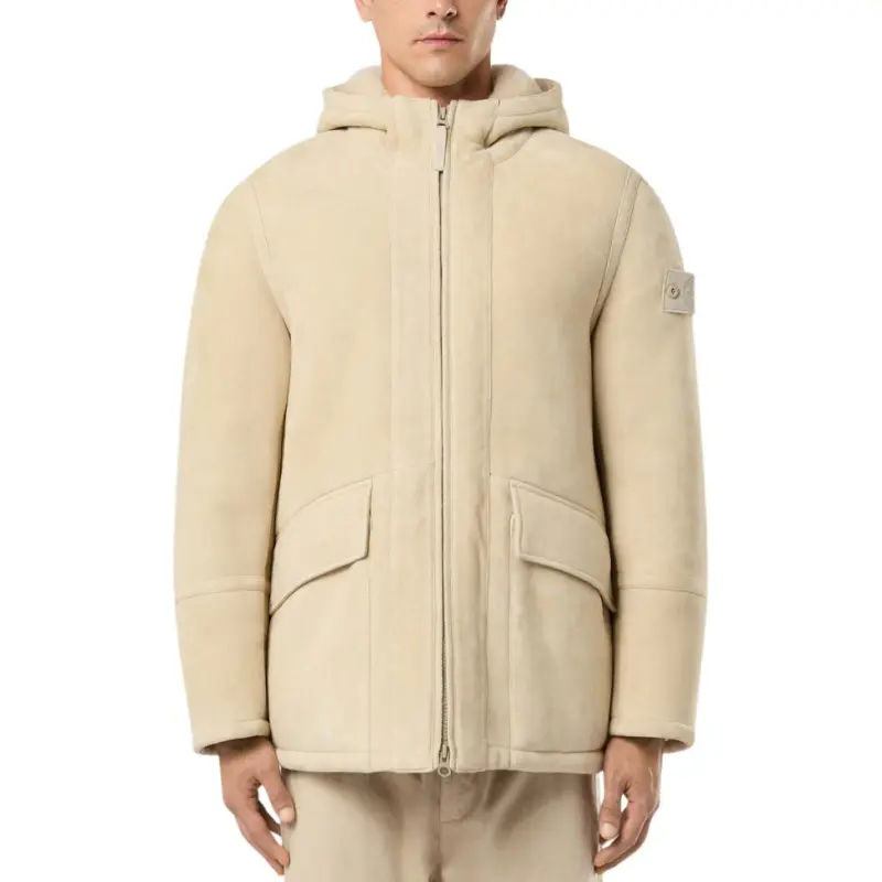 STONE ISLAND Hooded Zipped Jacket-4