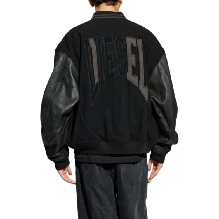 DIESEL L Nyman Panelled Bomber Jacket-4