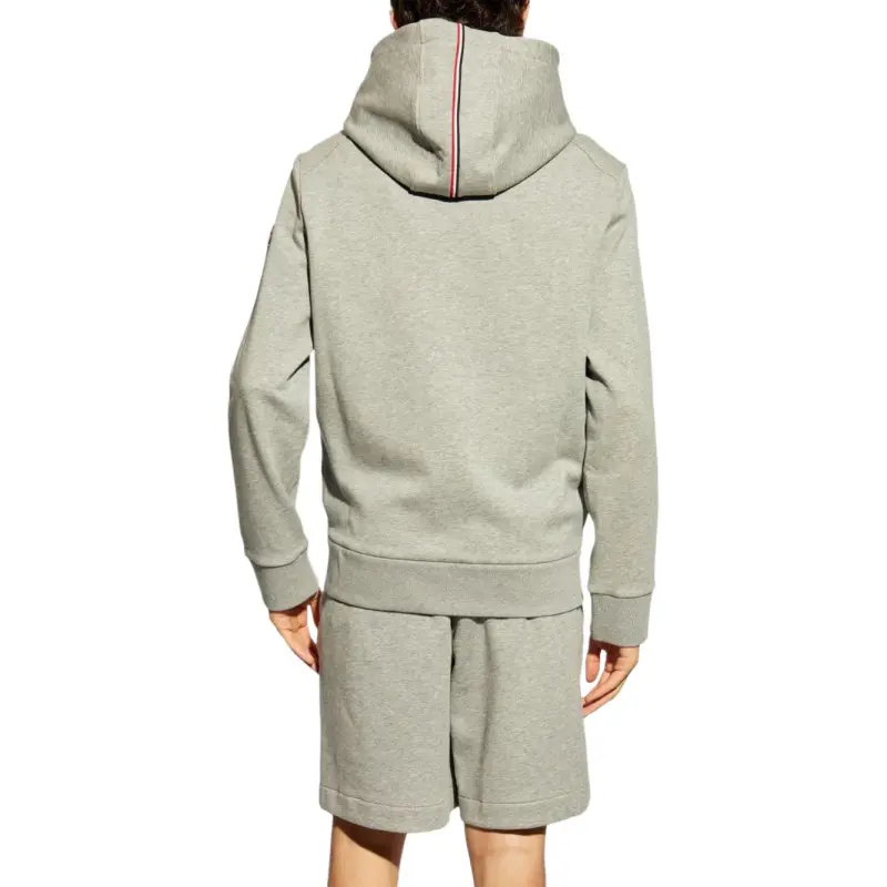 Moncler Logo Patch Zip Up Hoodie-3