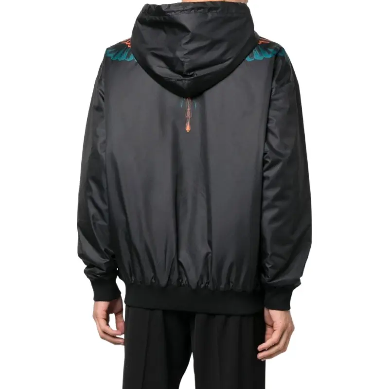 MARCELO BURLON COUNTY OF MILAN Wings-print Hooded Jacket-4