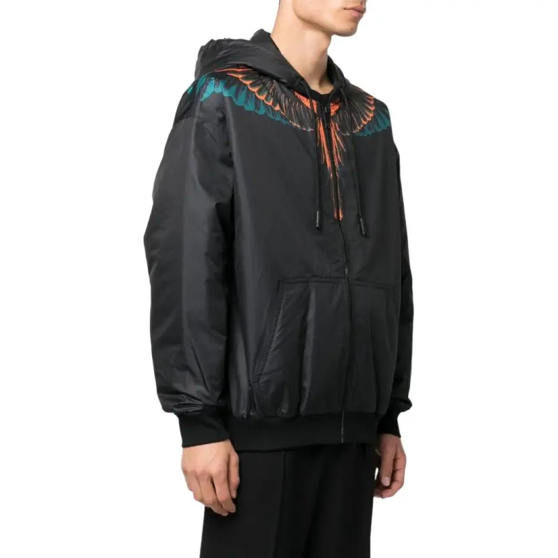 MARCELO BURLON COUNTY OF MILAN Wings-print Hooded Jacket-3