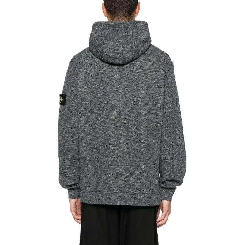 STONE ISLAND Hooded Full Zip Sweatshirt-4