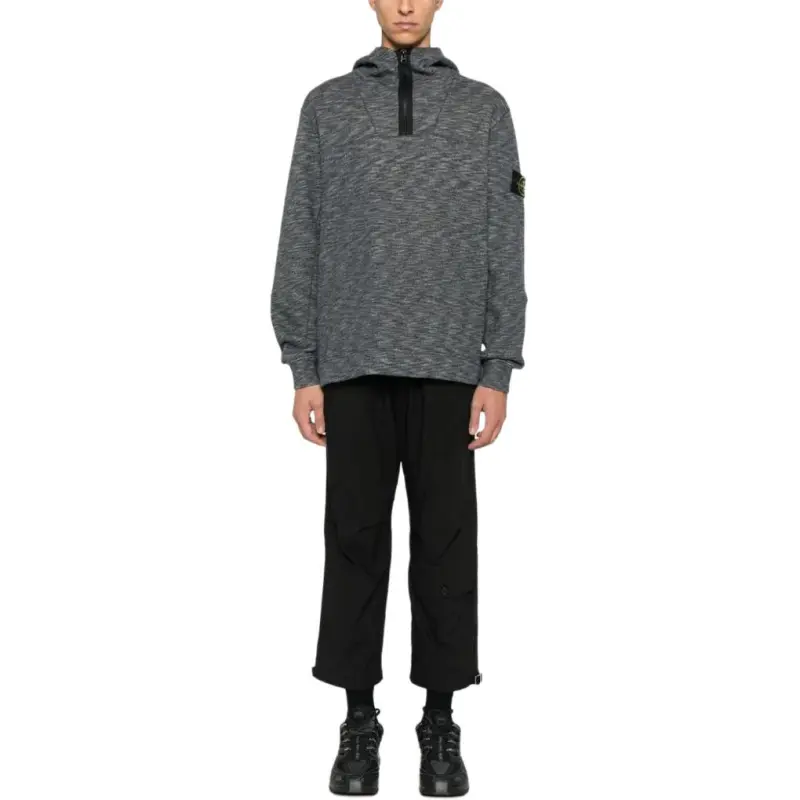 STONE ISLAND Hooded Full Zip Sweatshirt-2