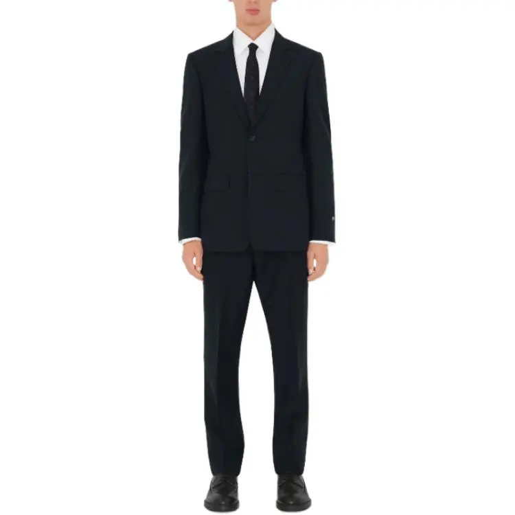 Burberry FW24 Business Suits Coats Men's Marine Blue-1