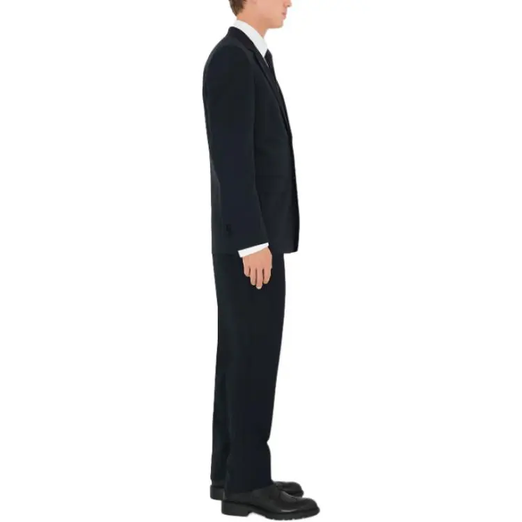 Burberry FW24 Business Suits Coats Men's Marine Blue-3