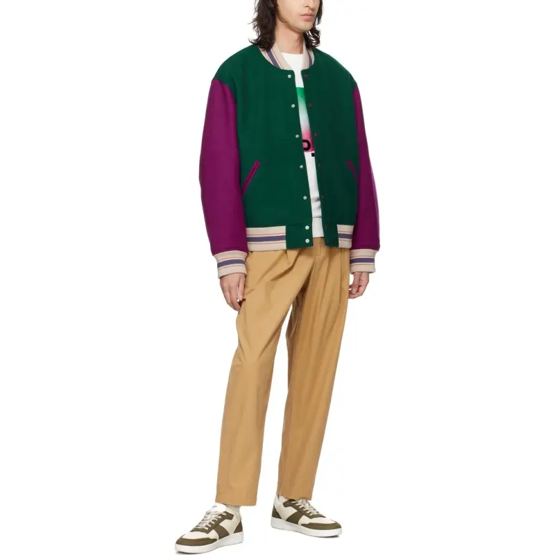 Acne Studios Colour Block Buttoned Jacket-2
