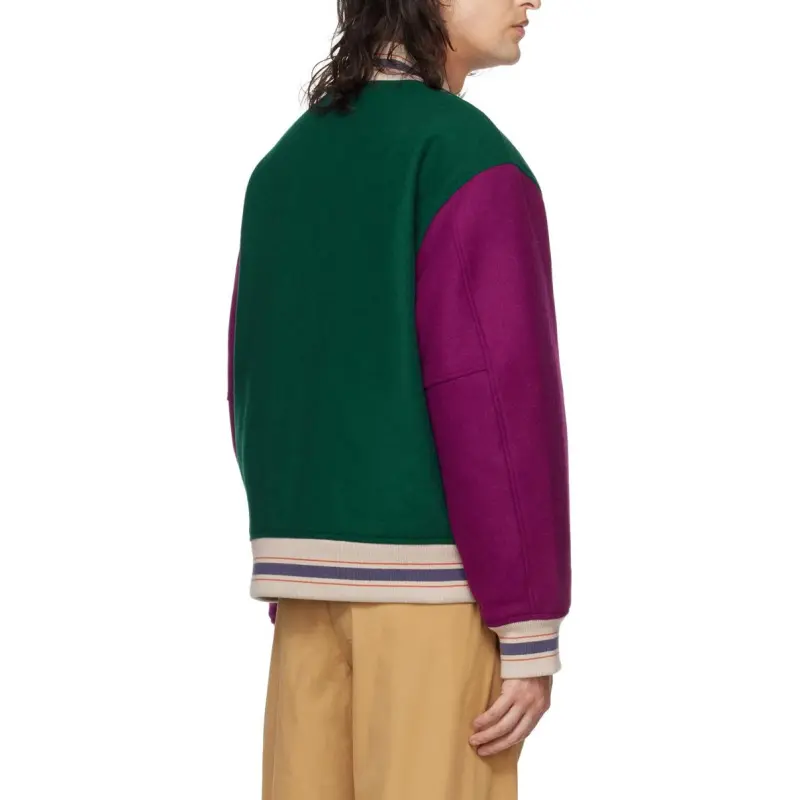 Acne Studios Colour Block Buttoned Jacket-4