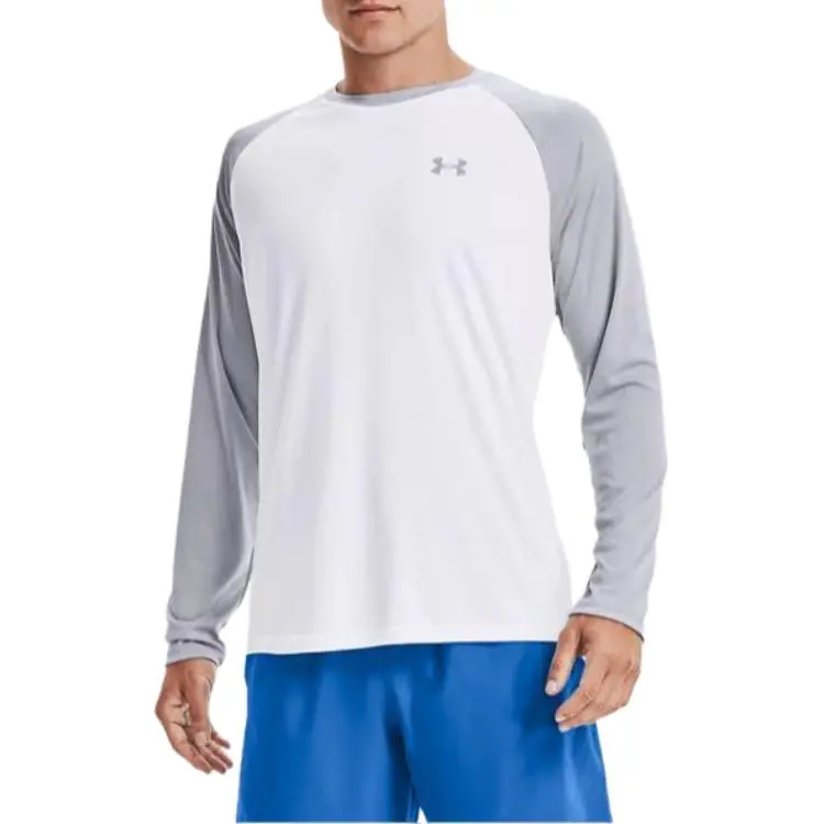 Under Armour Velocity Long Sleeve T Shirt Men's Gray-3