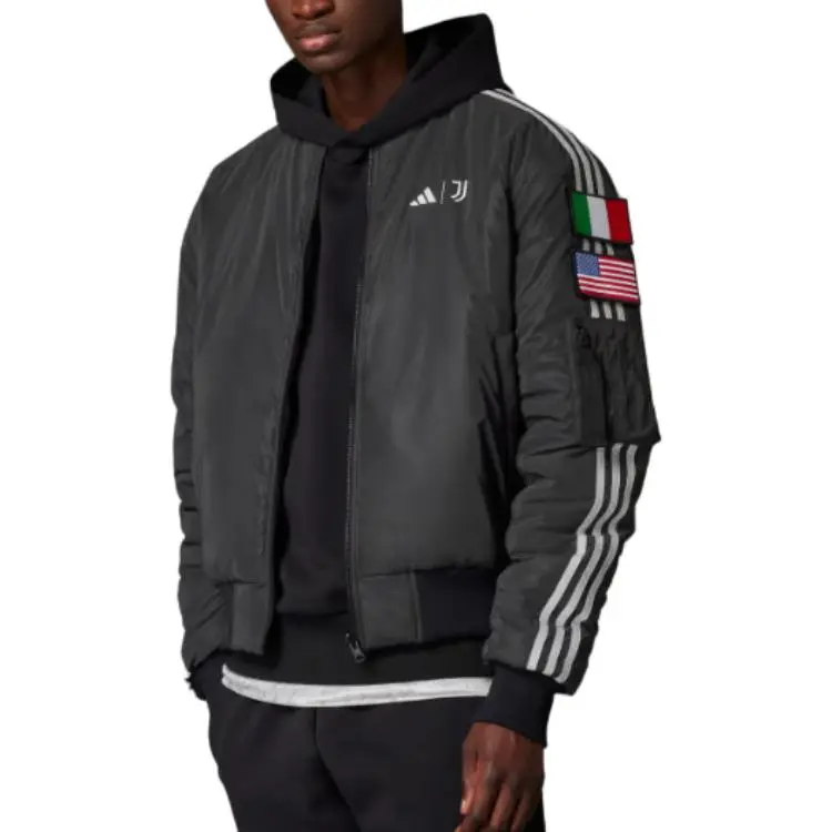 Adidas Free Shipping With AdiClub Juventus X NASA inspired Lfstlr Reversible Bomber Jacket-2