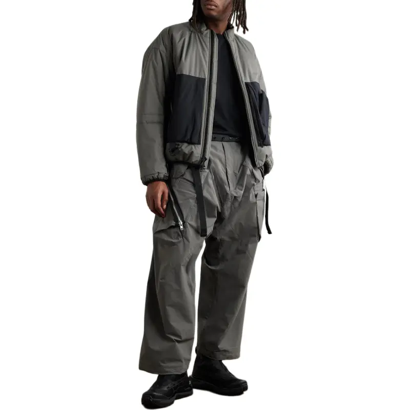 ACRONYM Encapsulated Nylon Ultrawide Drawcord Cargo Trouser-1