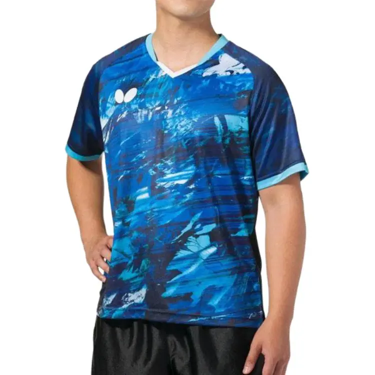 Butterfly T-Shirts Unisex Blue-1