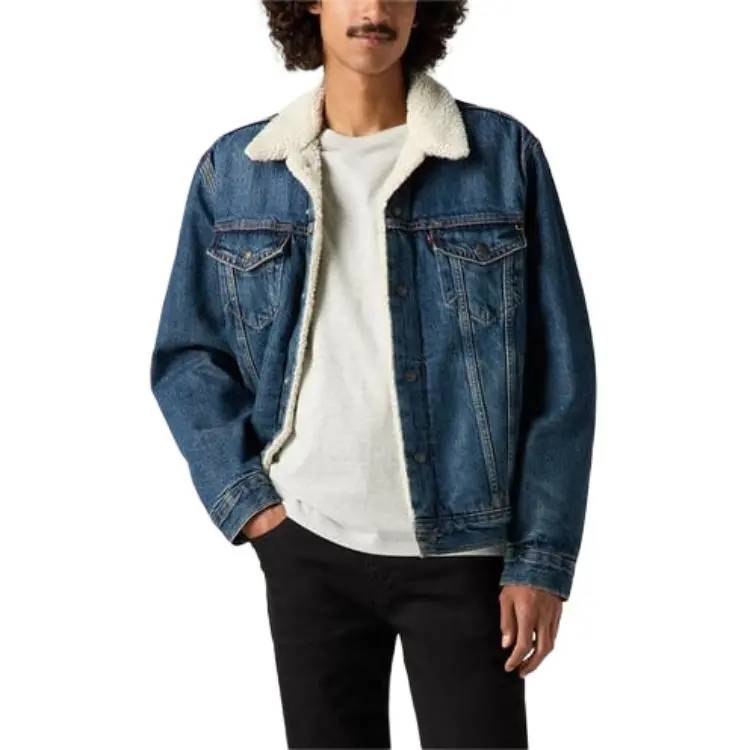Levis Shearling lined Denim Jacket-3