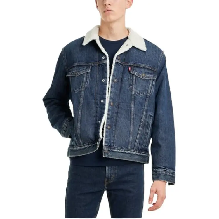 Levis Shearling lined Denim Jacket-2