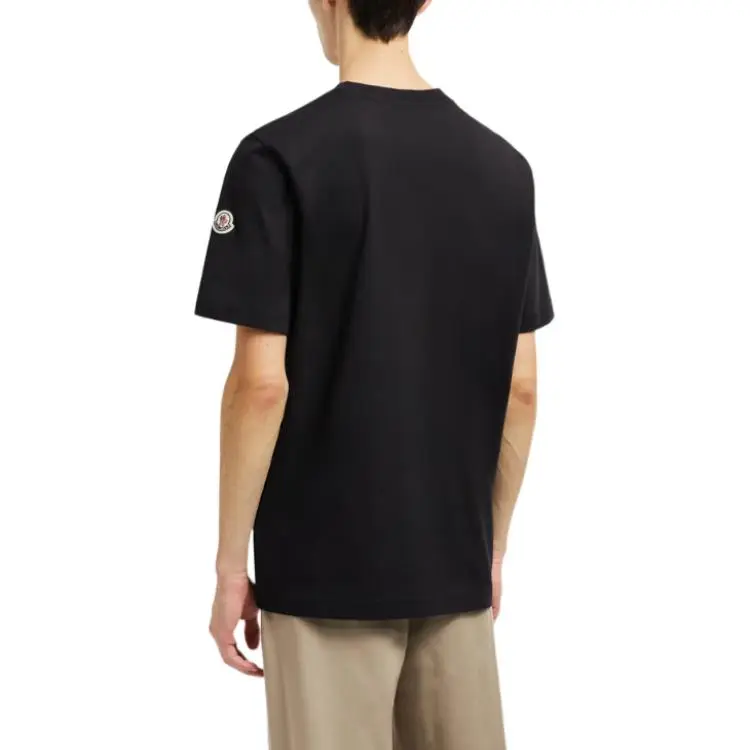 Moncler Logo Patch Crewneck T Shirt-3