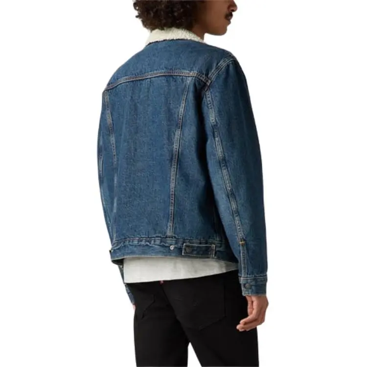 Levis Shearling lined Denim Jacket-4
