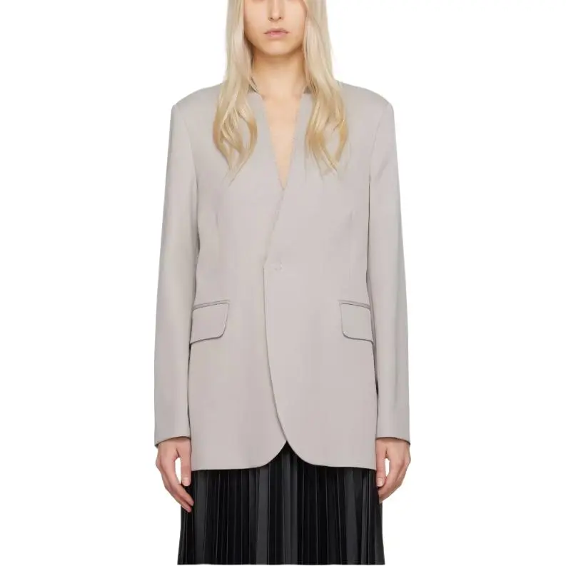 MM6 Maison Margiela Business Suit Women's Gray-2