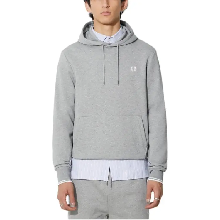 FRED PERRY Logo embroidered Hoodie-2