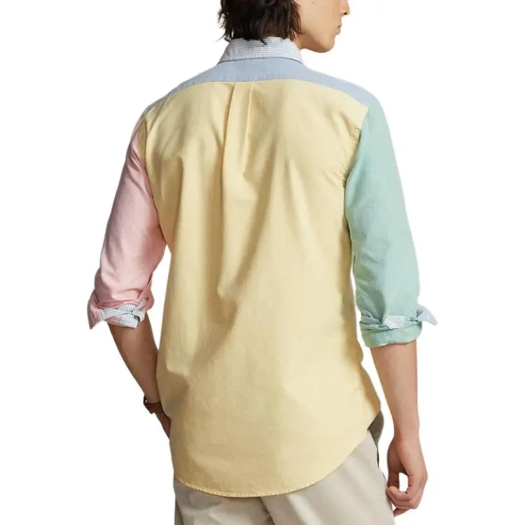 Polo Ralph Lauren Oxford Colour block Cotton Shirt-4