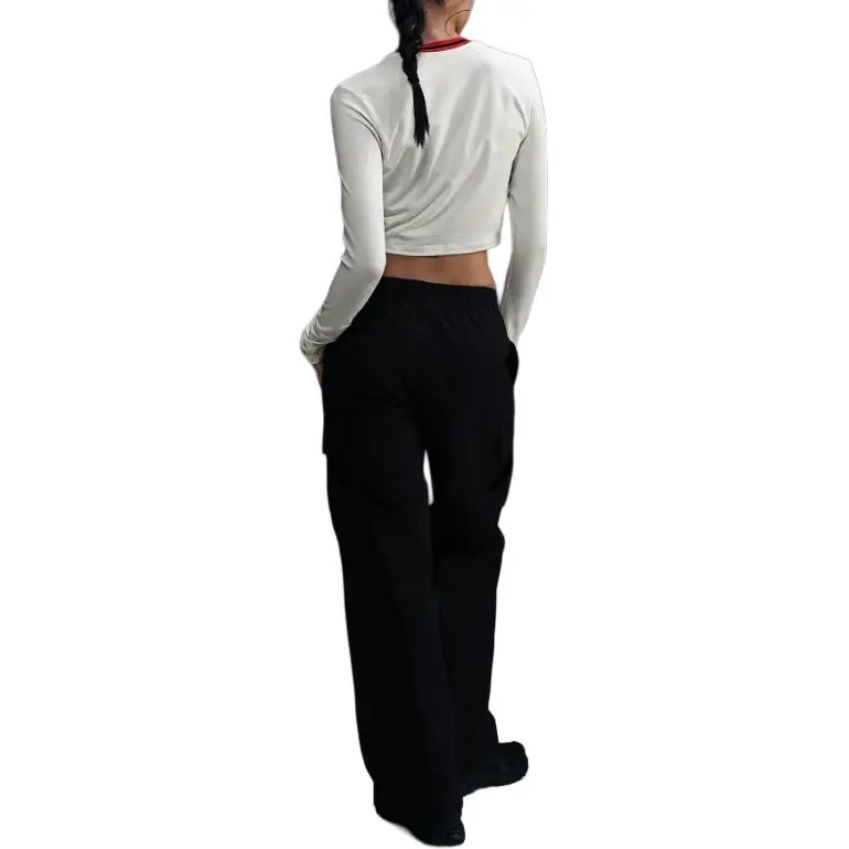 Nike Sportswear Chill Knit Women's Slim Long Sleeve Cropped Graphic T Shirt-2