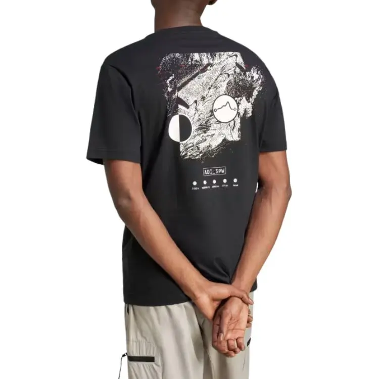 Adidas City Escape Space Graphic T Shirt-4