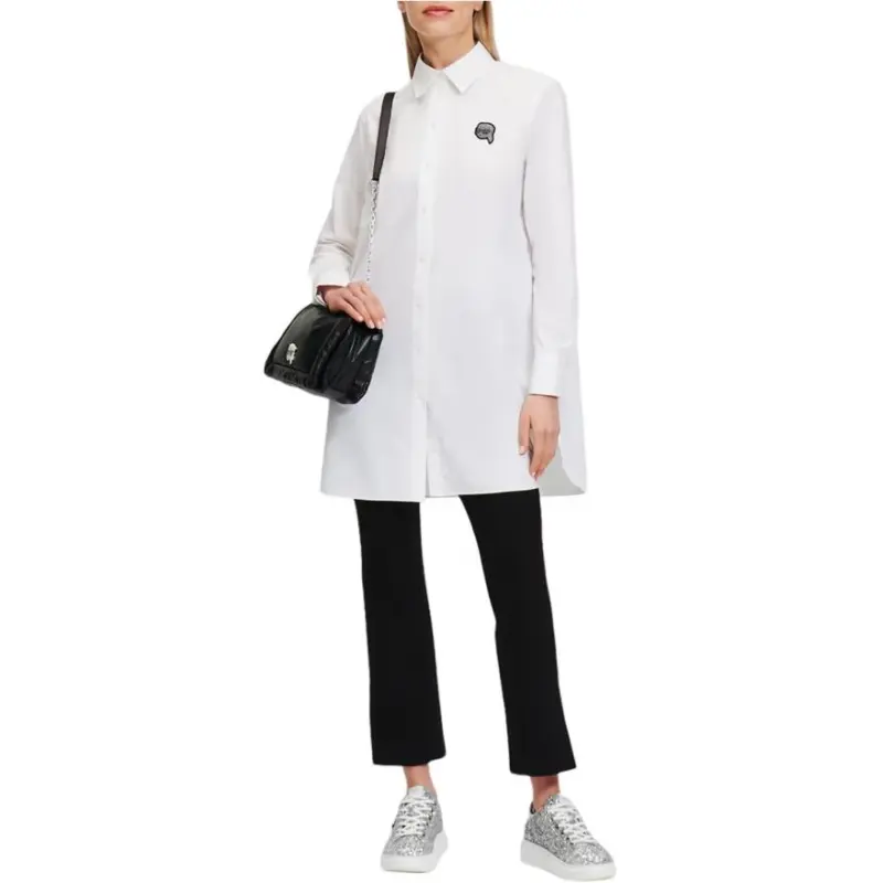 KARL LAGERFELD Shirt Women's White-3