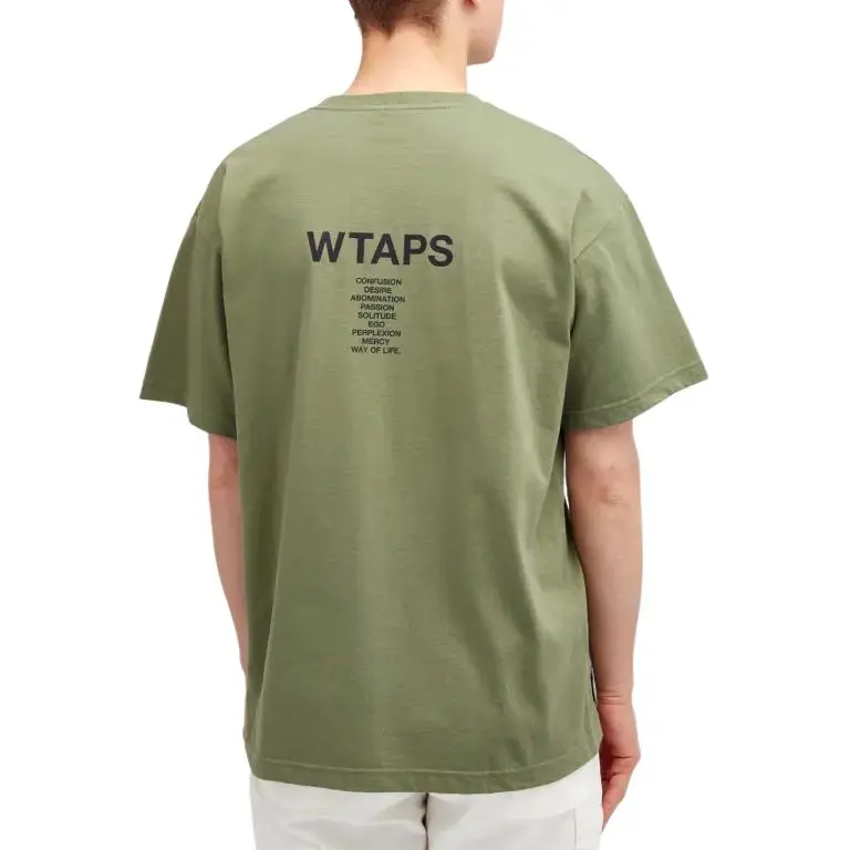 WTAPS T Shirts Men Green-4