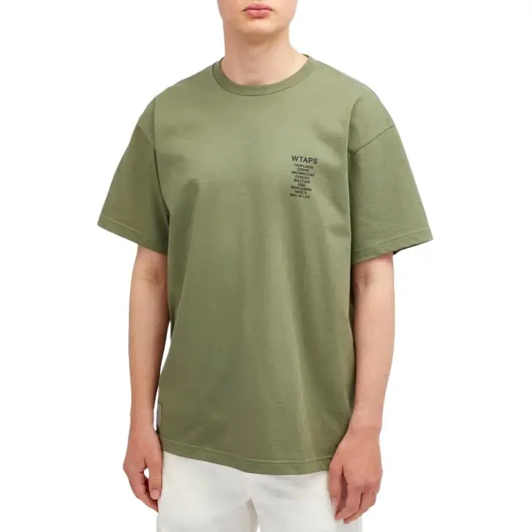 WTAPS T Shirts Men Green-3