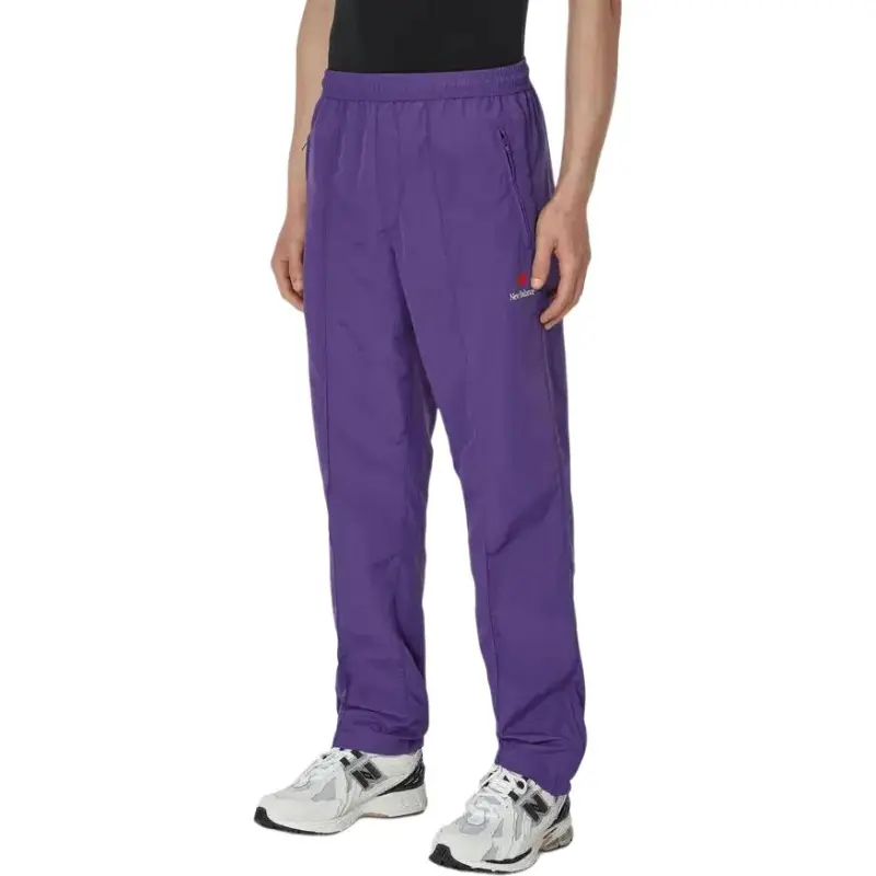 New Balance MADE Woven Knitted Sweatpants Men's Purple-3