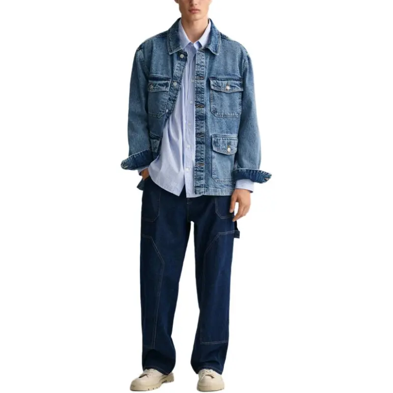GANT Shirts Men Blue-1