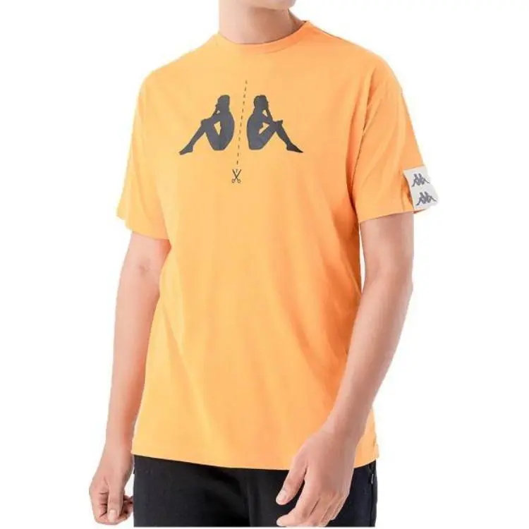 Kappa T Shirts Men Orange-2