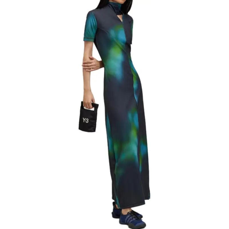 Y 3 Short Sleeved Dresses Women's Multicolor-4