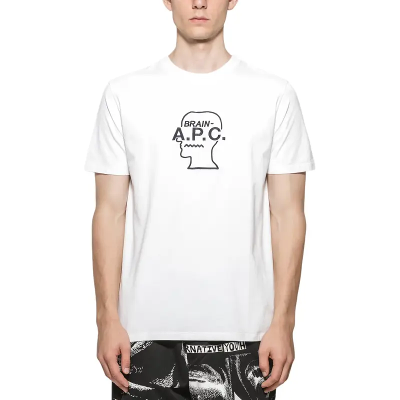 A.P.C x Brain Dead T Shirt Women's White-2