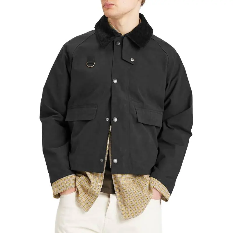 BARBOUR Shearling collar Jacket-2