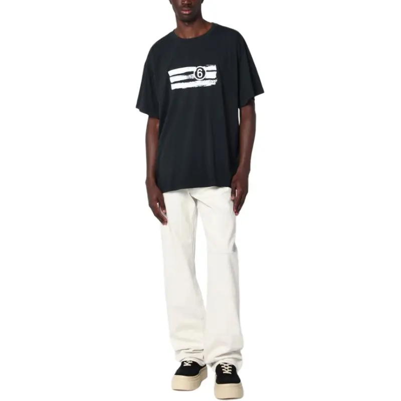 MM6 Maison Margiela Numbers print T shirt-2