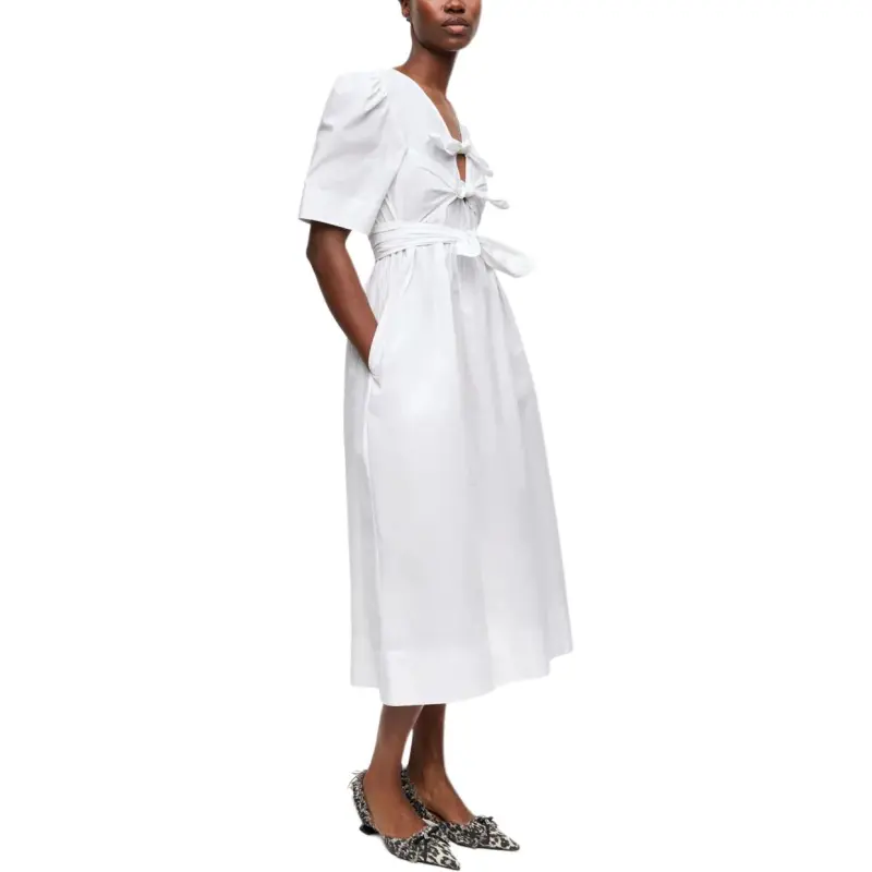 GANNI Bow detailing Dress-3