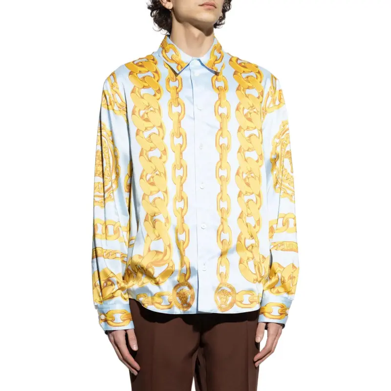 VERSACE Reversible Button Up Shirt-1