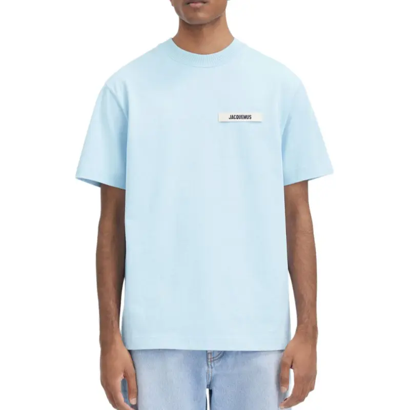 Jacquemus T-Shirt Men's Light Blue-2