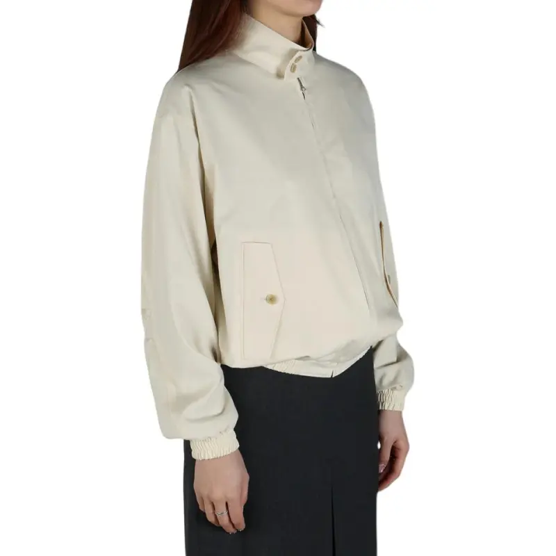 Auralee Super Fine Tropical Wool Zip Blouson 'Ivory'-2