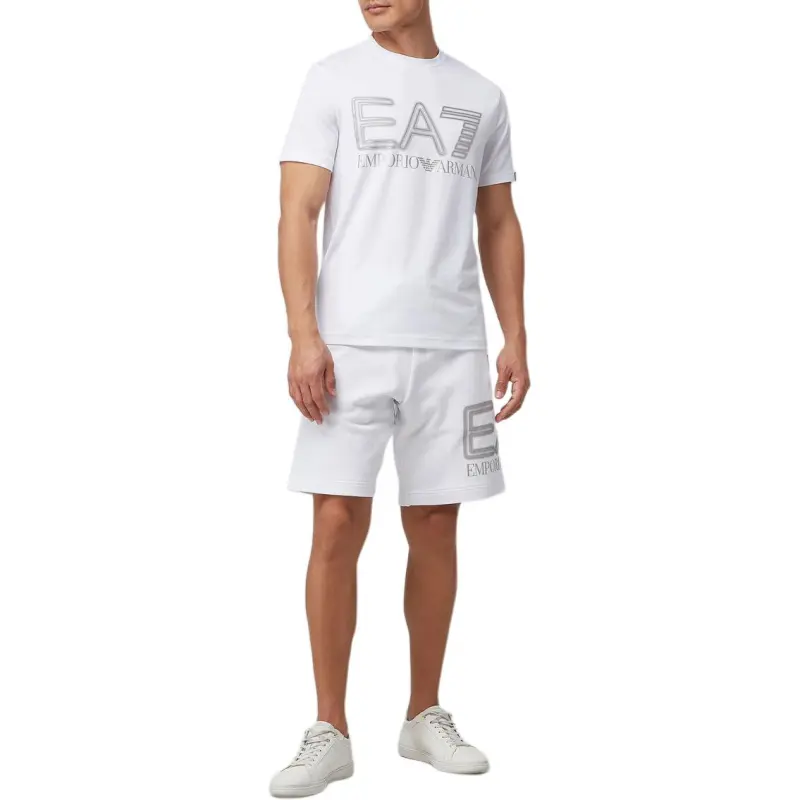 EMPORIO ARMANI EA7 Casual Shorts Men's White-2