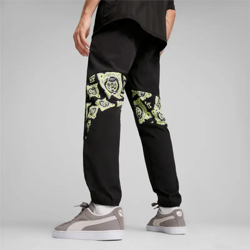 PUMA Borussia Dortmund Borussia Dortmund FtblNrgy Casual Pants Men's Black Yellow-3
