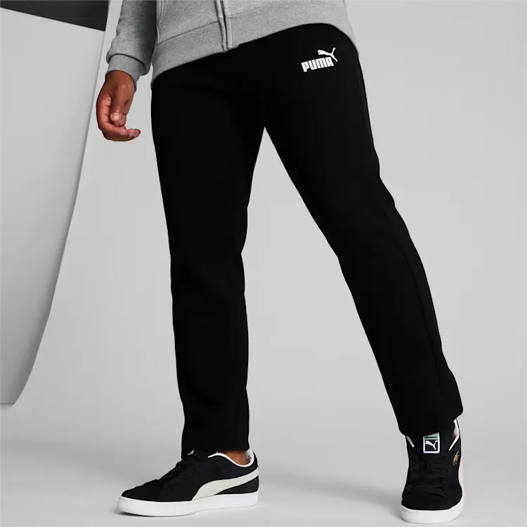 PUMA Essentials Logo Casual Pants Men's Black-2