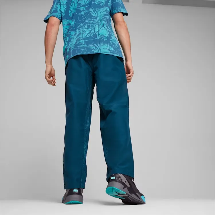 PUMA Mercedes-AMG Petronas F1® Motorsport Statement Woven Pants Casual Pants Men's Ocean Tropical-3